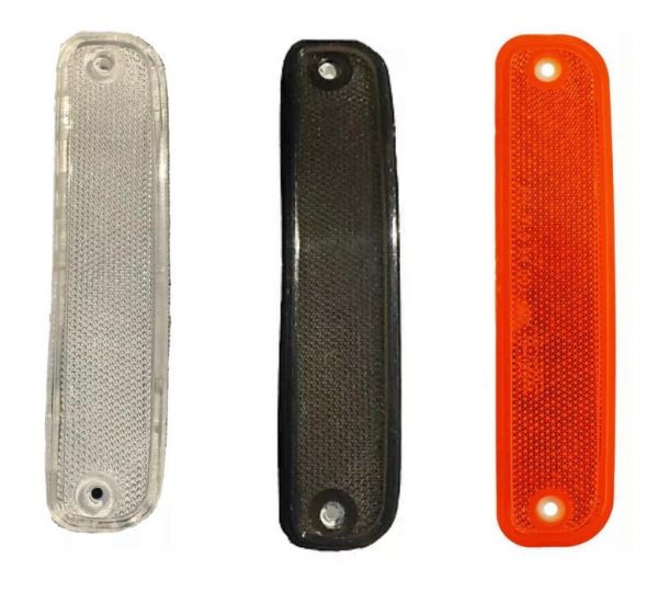 KK LED Clear Turn Signal Parking Light Lens Pair For Chevy C10 1973-1980