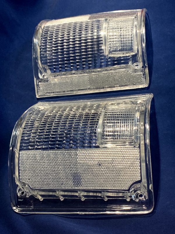 Fiat 126 Tail Lights Lenses Clear Smoked Left Right - Foto 2